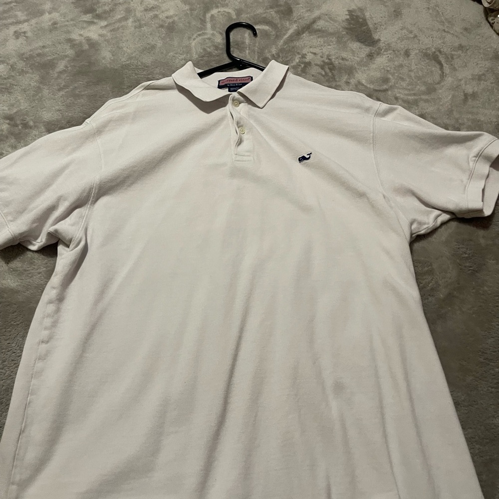 Vineyard Vines White Polo Shirt